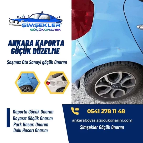 Ankara Boyasız Kaporta Düzeltme