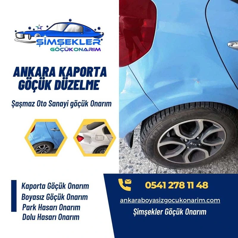 Ankara Boyasız Kaporta Düzeltme