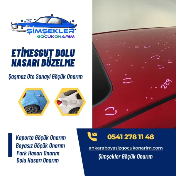 Etimesgut Dolu Hasarı Düzelme