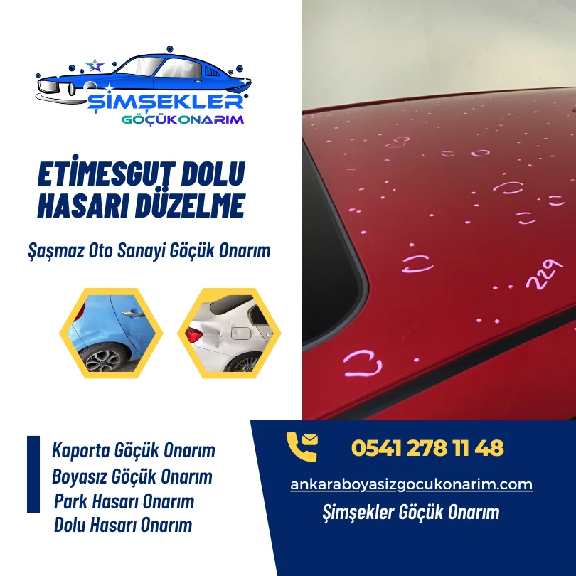 Etimesgut Dolu Hasarı Düzelme