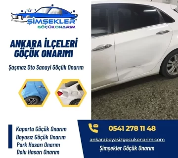 ankara ilçeleri göçük onarım