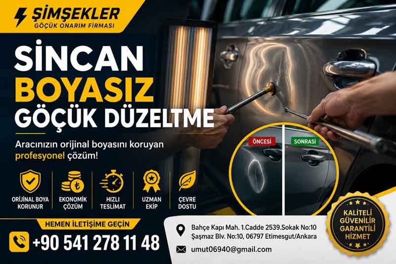 Sincan-Boyasız-Göçük-Düzeltme